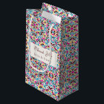 Whimsical Luxury Ivory Floral Style Border Wedding Small Gift Bag<br><div class="desc">Beautiful Invitation to celebrate Special occasions and festivals comes with digital and E-invitation as per your request. We would love to replicate our designs to make multiple products like rsvp cards, labels envelopes, and more. Customisation is available for ready to print on request at info@shamaurcreatif@gmail.com. Look Forward to hearing from...</div>