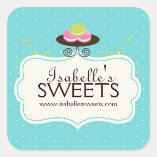 Whimsical Macaron Labels