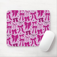 Whimsical Magenta Bows Pattern