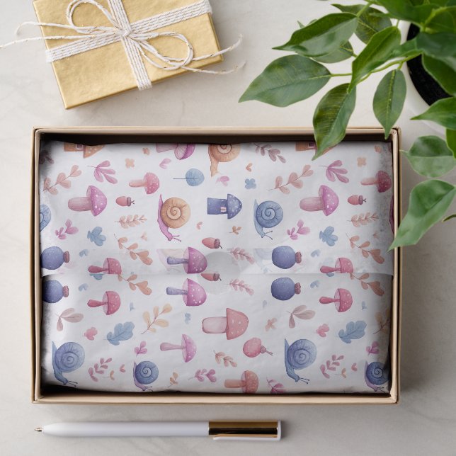Whimsical Magic Garden Pattern Tissue Paper (Gift)
