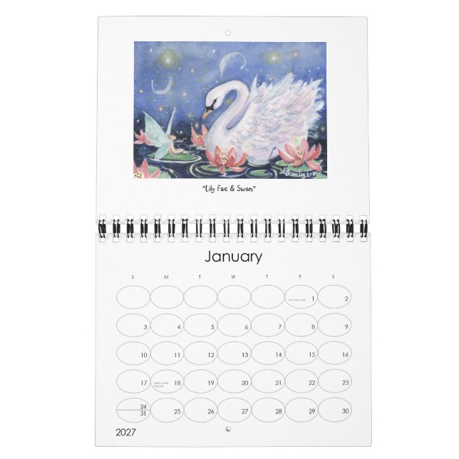 Whimsical & Magical Creatures Calendar (Jan 2027)