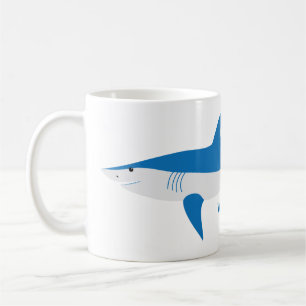 Whimsical Mako Shark Mug