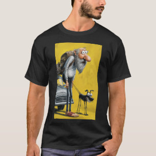 whimsical man dog T-Shirt