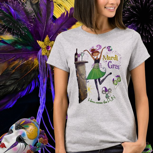 Whimsical Mardi Gras Best Friend Shirt Green Dress (Whimsical Mardi Gras Best Friend Shirt Green Dress)