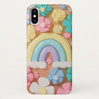 Whimsical Marshmallow Blooms - Vibrant Phone Case