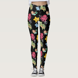  whimsical mermaid rainbow sea birthday party  leggings
