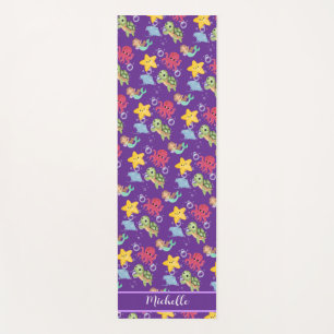  whimsical mermaid rainbow sea birthday party  yoga mat