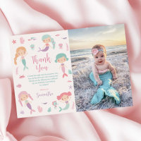 Whimsical Mermaid Under the Sea Birthday Photo