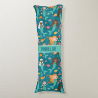 Whimsical Mermaids Under The Sea Teal