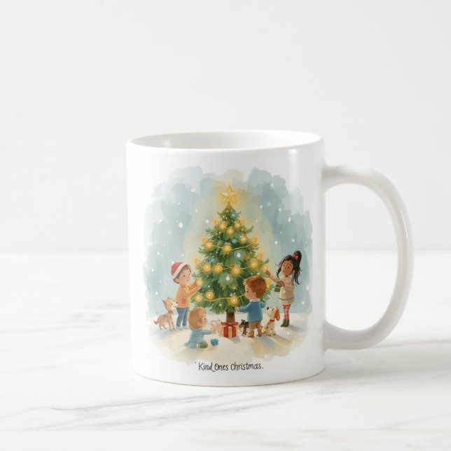 Whimsical Merry Christmas Mug – Kind_Ones Cosy  (Right)