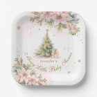 Whimsical Merry Little Baby shower Pink gold