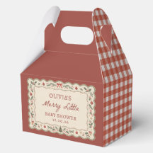 Whimsical Merry Little Christmas Baby Shower