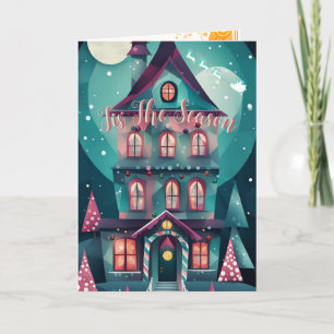 Whimsical Minimalist Christmas Card 