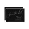Whimsical Minimalist Script | Black Horizontal