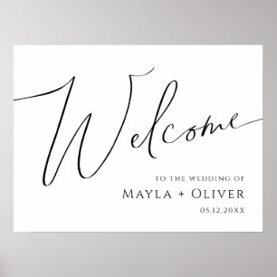 Whimsical Minimalist Script Poster