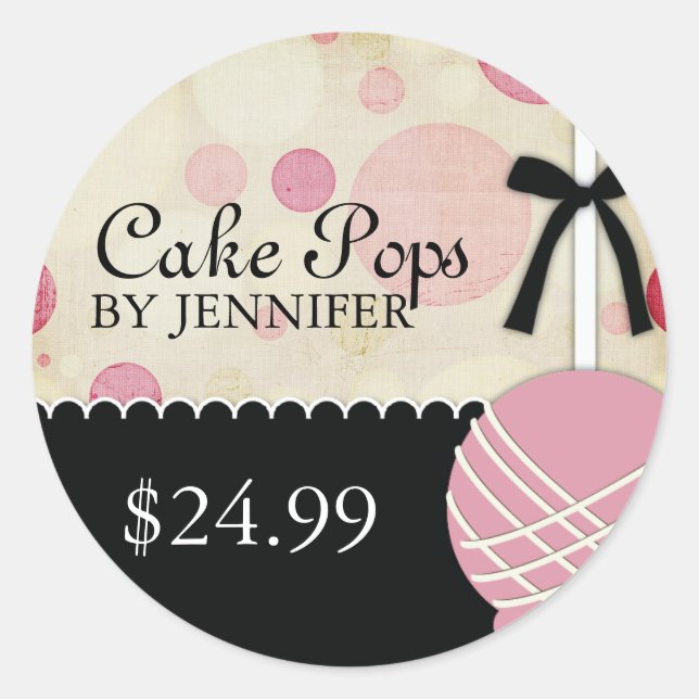Whimsical Modern Bakery Price Tags (Front)