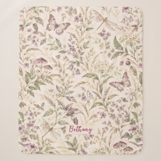 Whimsical modern cottagecore blanket
