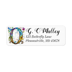 Whimsical Monogram O