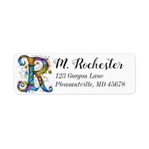 Whimsical Monogram R