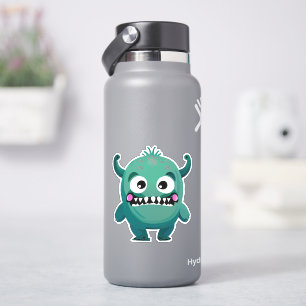 Whimsical monster sticker for kids