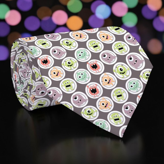 Whimsical Monsters Fun Custom Necktie Tie (Creator Uploaded)