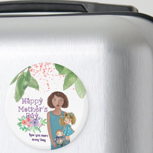 Whimsical Mother's Day Kids Magnet