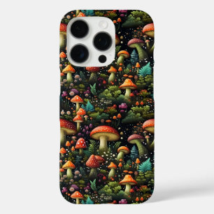 Whimsical Mushroom Design - Fairycore Aesthetic iPhone 16 Pro Case
