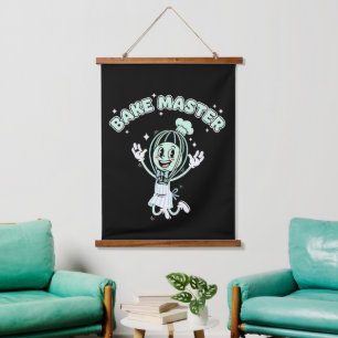 Whimsical Mushroom Family Cute Woodland Hanging Tapestry