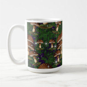 Whimsical Mushroom Forest Mug - Enchanting Nature 