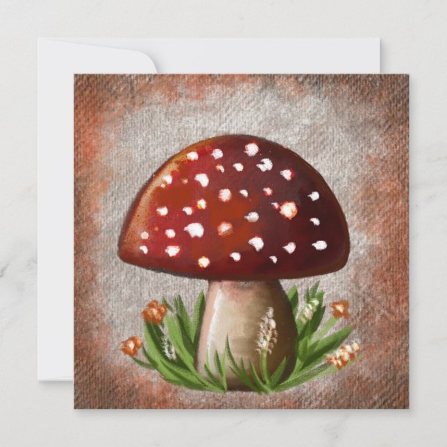 Whimsical Mushroom & Fungi Motif – Nature-Inspired (Front)