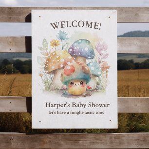 Whimsical Mushroom Poster