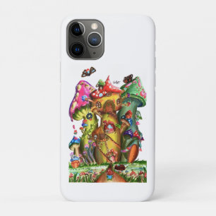 Whimsical Mushroom Village Fantasy Artwork Case-Mate iPhone Case