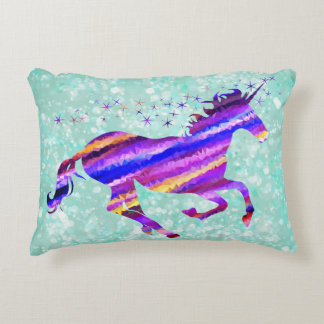 Whimsical, Mystical Unicorn Decorative Cushion