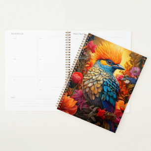 Whimsical Nature Blue Bird No 2 Planner