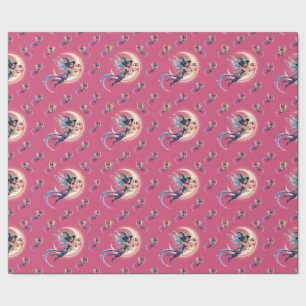 Whimsical Neon Halloween Witch, Halloween Witch,  Wrapping Paper