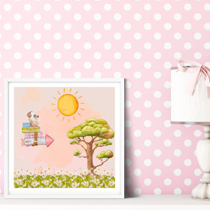 Whimsical Nursery Art Poster