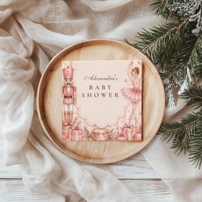 Whimsical Nutcracker Baby Shower Napkin (Creator Uploaded)