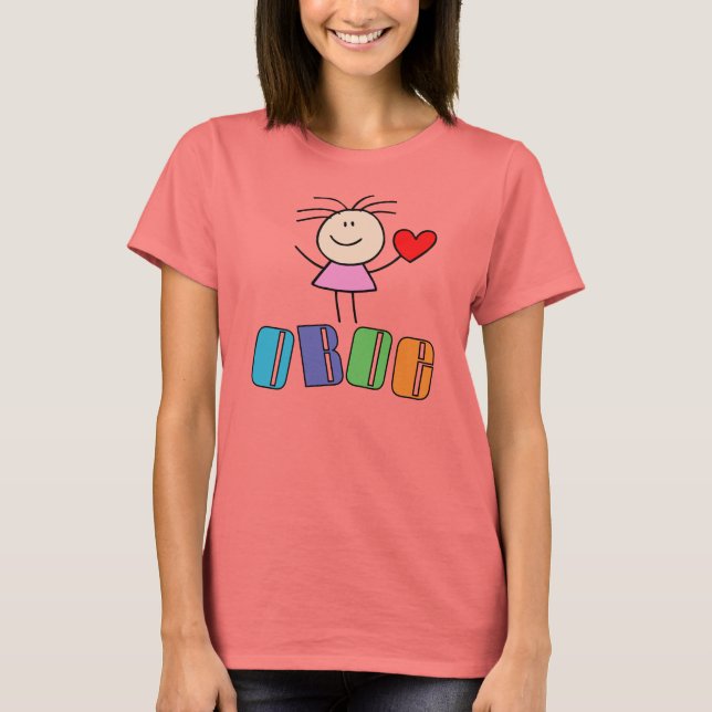 Whimsical Oboe T-shirt (Front)