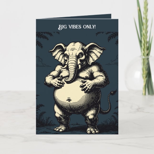 Whimsical Occult Belly Guardian Card (Front)