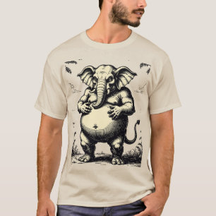 Whimsical Occult Belly Guardian T-Shirt