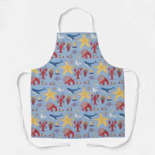 Whimsical Ocean Apron