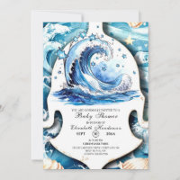 Whimsical Ocean Waves Baby Shower