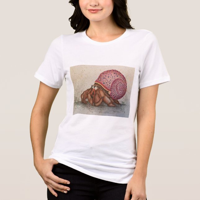 Whimsical Octopus Tri-Blend Shirt (Front)