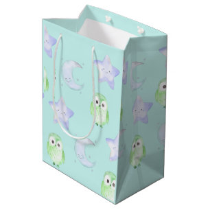 Whimsical Owl Medium Gift Bag