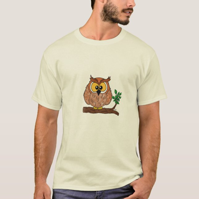 Whimsical owl t shirt (Front)