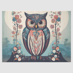 Whimsical Owl Tissue Paper