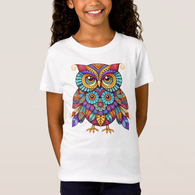 Whimsical Owl Tshirt (Front)