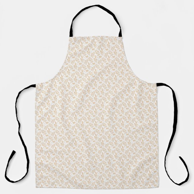 Whimsical Pastel Floral Valentine Apron (Front)