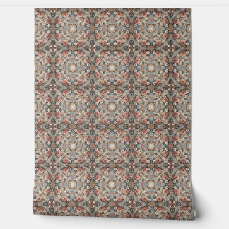  Whimsical Pastel Tile Pattern Wallpaper