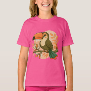 Whimsical Pastel Toucan T-Shirt